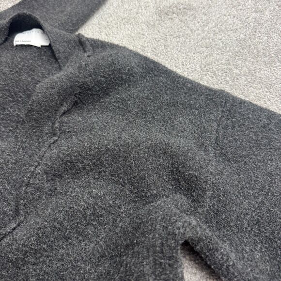 ASOS Design Open Long cardigan Sweater Womens Small Charcoal Gray Knit Casual - Picture 5 of 14